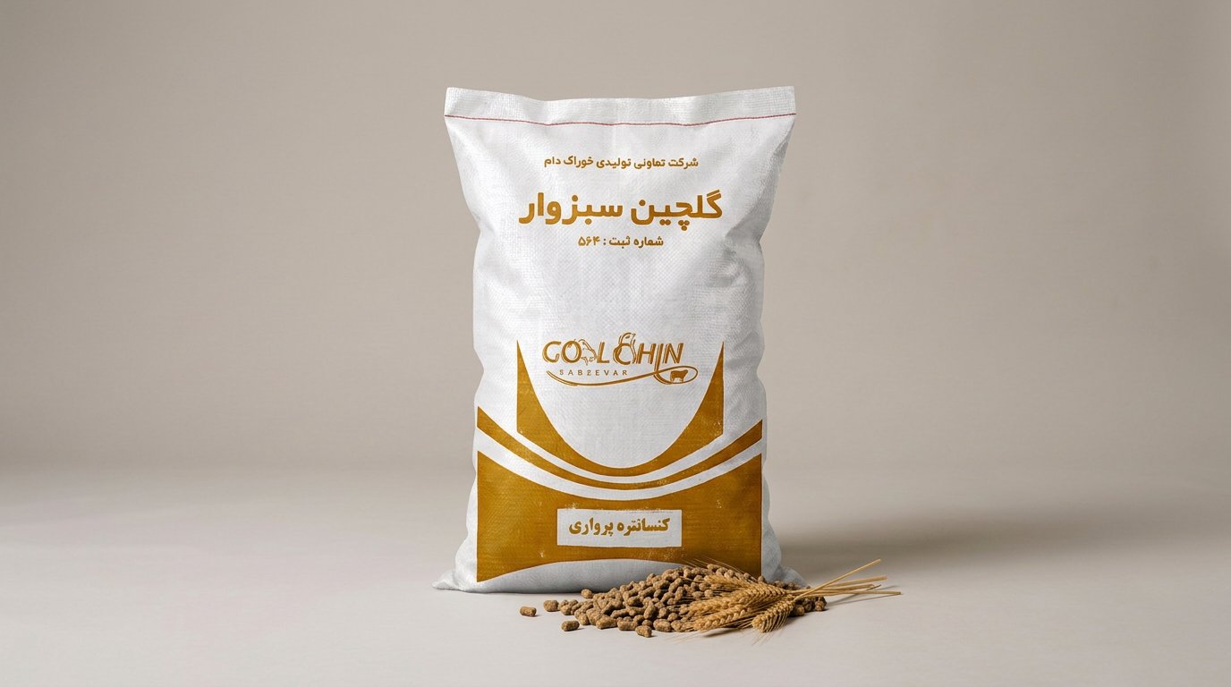 کیسه کنسانتره گوساله و بره پرواری گلچین