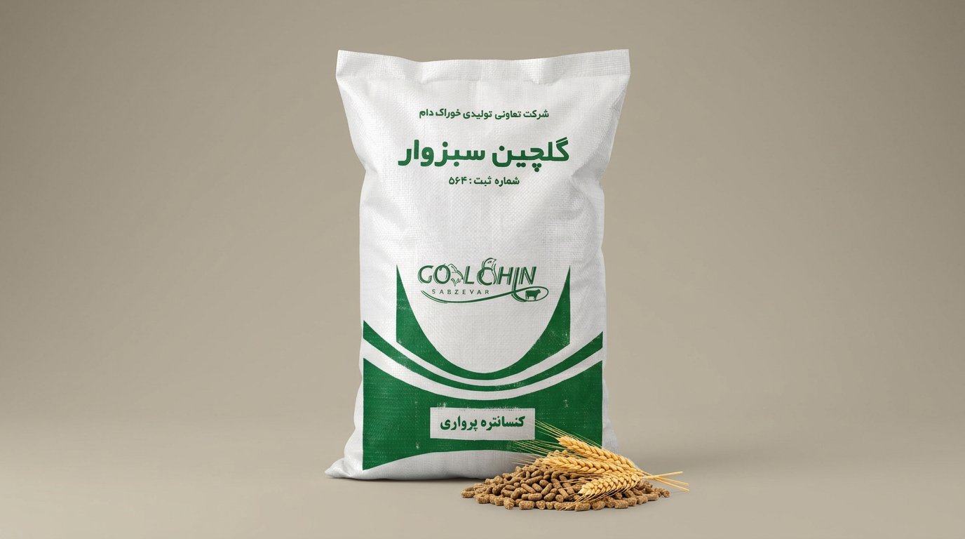 کیسه کنسانتره پرواری ممتاز گلچین سبزوار